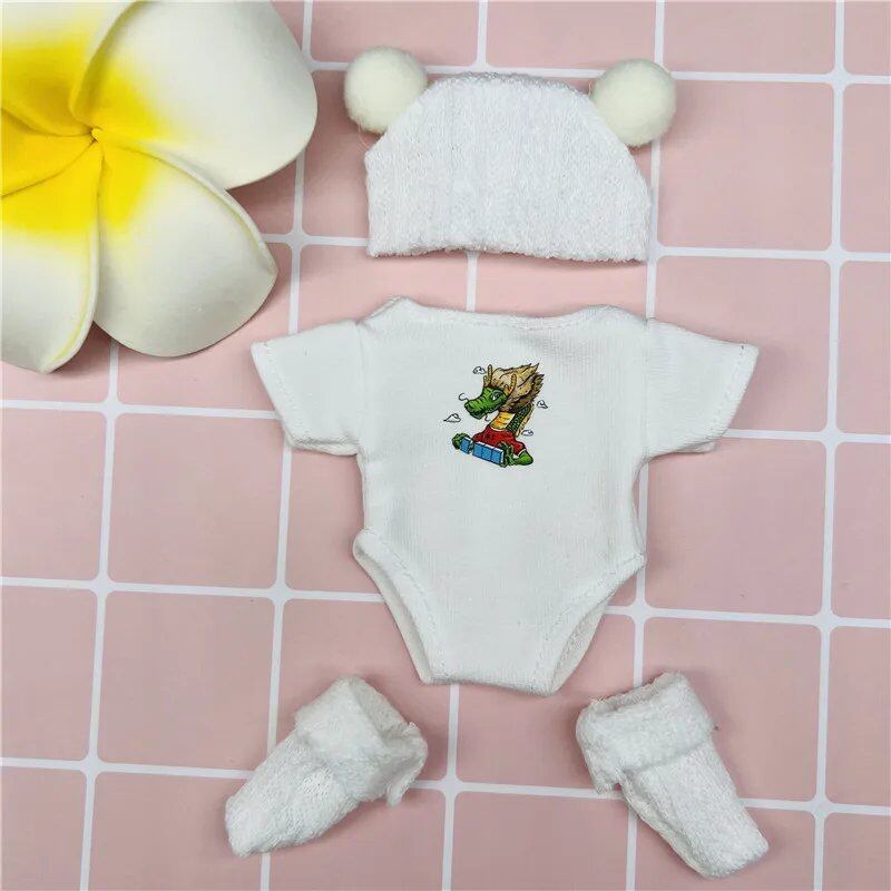 Animal Zodiac Sign 6-inch Mini Reborn Doll Clothes, Cute Baby Doll Outfits, Boy/Girl Doll Au Pair, Parallel Import
