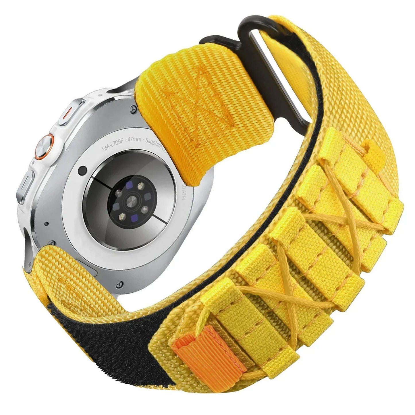 Non-Gap Nylon Strap, Quick Fit Band, Sport Bracelet for Samsung Galaxy Watch 7 Ultra (47mm) - Size: ; Band Width: Galaxy Watch 7 Ultra; Parallel Import