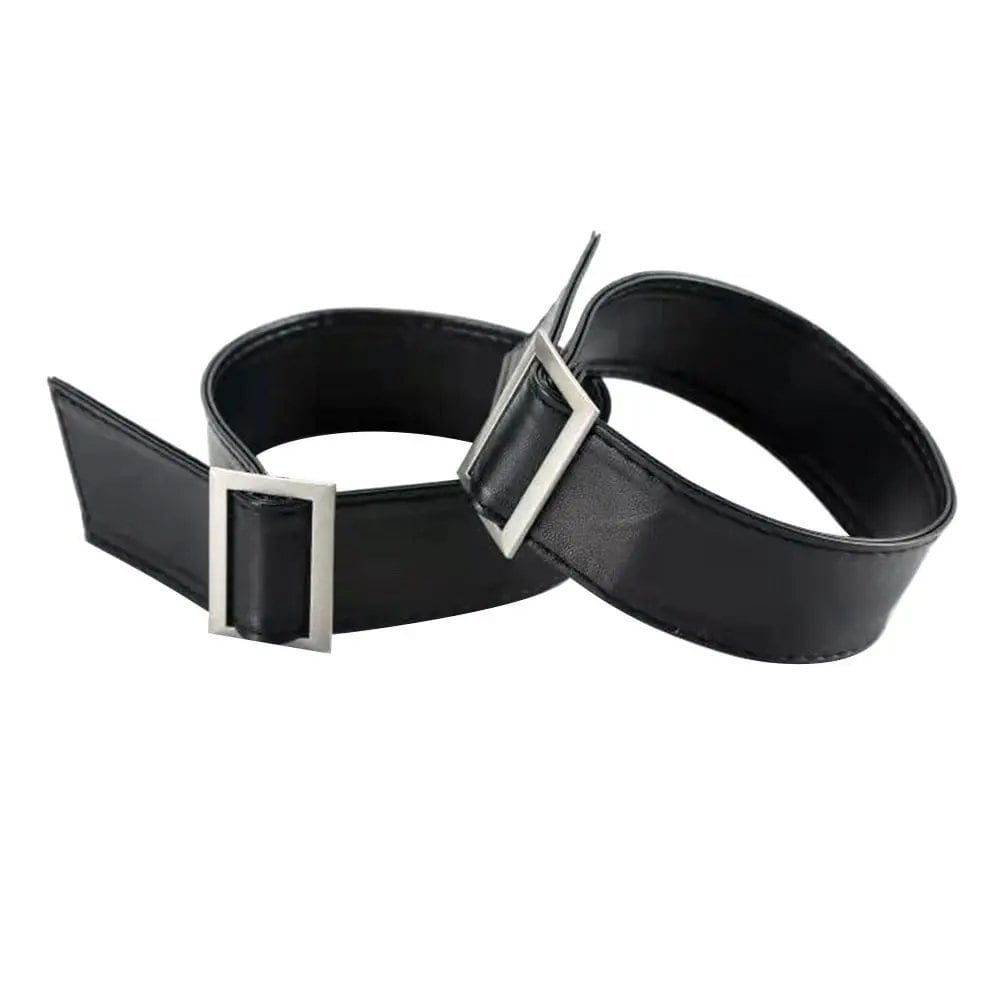 High-quality faux leather cuff band, durable replacement coat sleeve buckle, adjustable sleeve garter, coat, parallel import