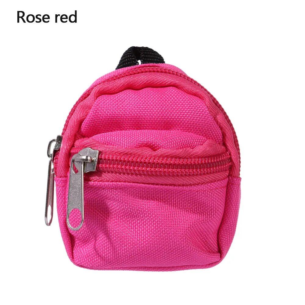 1/6 Scale Miniature Bag Toy for BJD Dolls, Cute Floral School Bag, Dollhouse Decor, Backpack, Doll Clothes Accessory, Parallel Import
