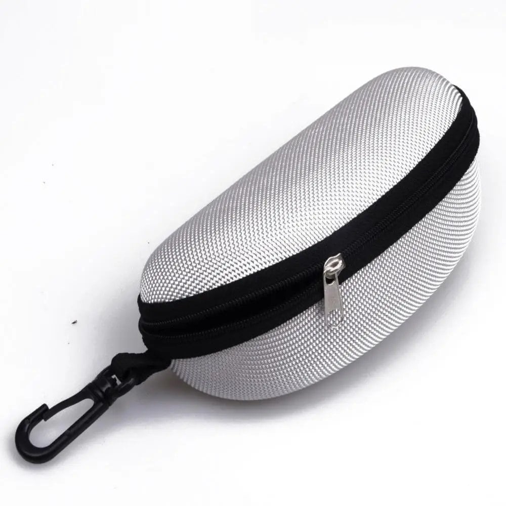 KLASSNUM Portable EVA Eyeglass Case with Carabiner Hook, Colorful Sunglasses Hard Case, Zippered Eyeglass Protection Box, Holder, New, Parallel Import