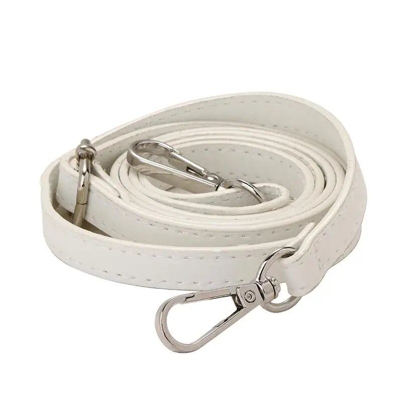 1.2cm Wide Thin Bag Belt/Shoulder Strap Replacement, Long Adjustable PU Leather Bag Strap, Bag Accessory, Color: Parallel Import