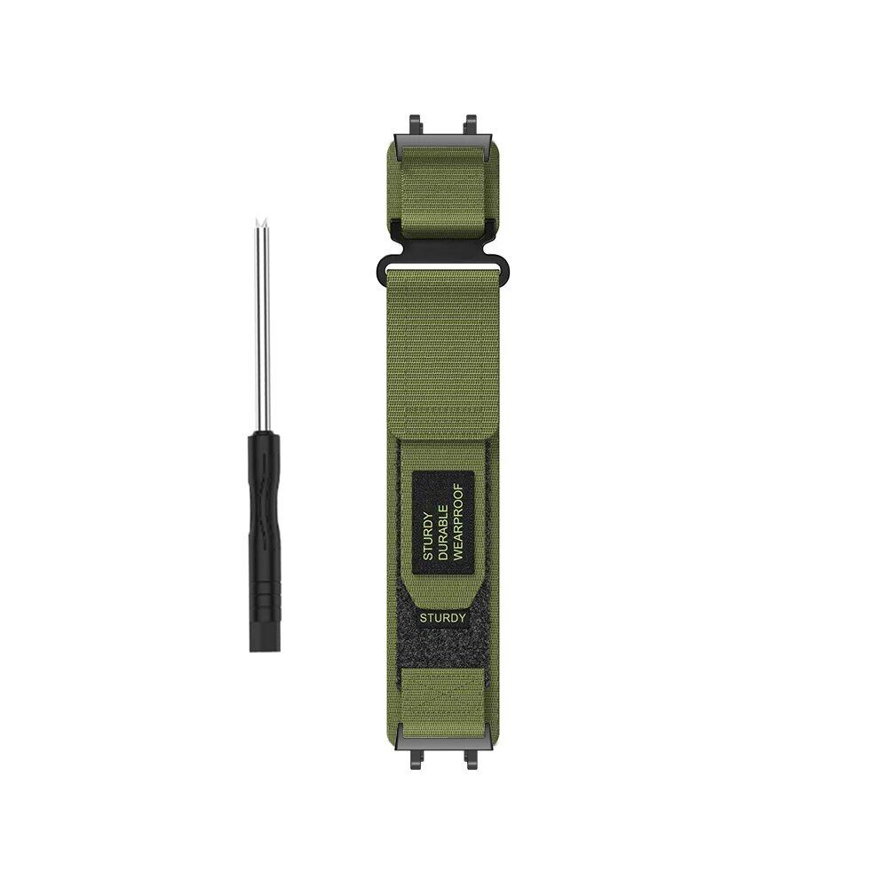 Nylon Strap for Huami Amazfit T-Rex 3, Outdoor Sports Smartwatch Band, Replacement Wristband (Tools Included), Band Color: Parallel Import