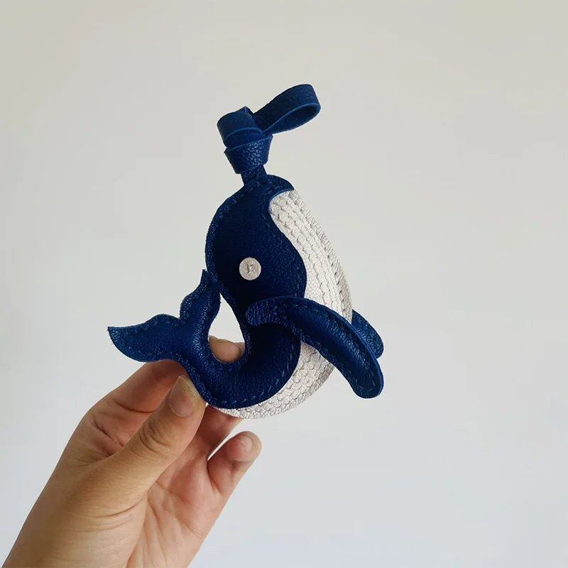 かわいいコアラのレザーバッグキーホルダーペンダント クリエイティブなキツネ・ウサギ・サル・白鳥・トラのカートゥーン風 本革手作り 車キーペンダント 並行輸入品
