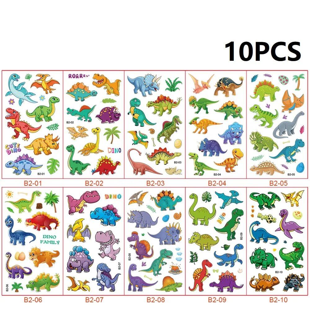 10-Pack Waterproof Temporary Tattoo Stickers for Kids and Soccer Fans, Fake Tattoos for Adults and Kids, Arm Covers, Color: Parallel Import