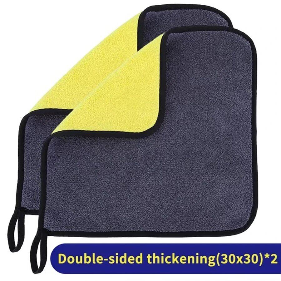 1/3/5-Count Microfiber Cleaning Towels, Car Cleaning Cloths, Professional Microfiber Car Drying Towels, Car Wash Towels, Accessories, Color: 30, Parallel Import
