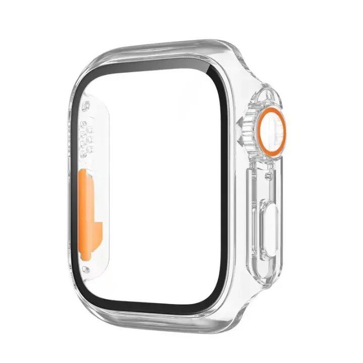 アップルウォッチ ケース Apple Watch Series 9/8/7/6/5/4 SE 44mm 45mm 41mm 40mm対応 ウルトラプライバシー強化ガラス画面保護ケース 並行輸入品