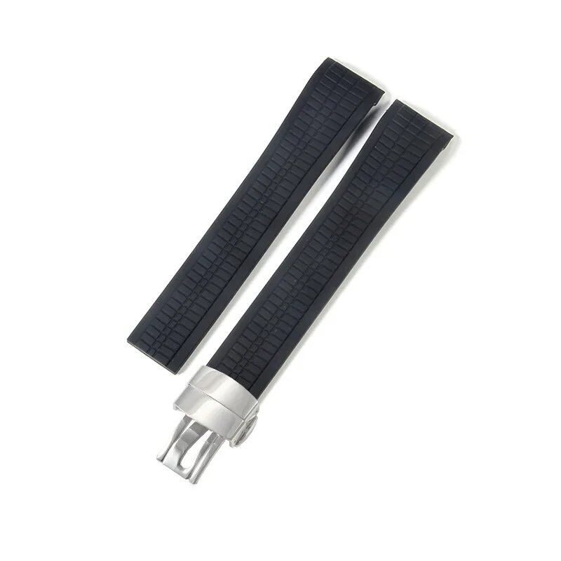 Replacement strap for Patek Philippe Geneve Aquanaut, 21mm, waterproof rubber wristband. Band Color: 21mm; Band Width: 21mm. Parallel import.