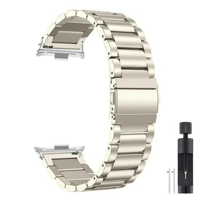 Stainless Steel Metal Band Replacement Strap for Huawei Watch Fit 3/Fit 2, Band Color: Parallel Import