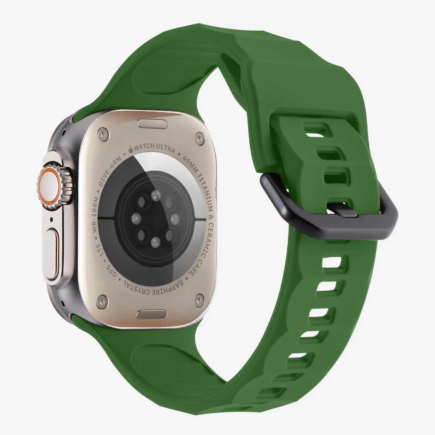 Apple Watch用スポーツシリコンバンド 45mm 44mm 42mm対応 シリコンストラップ ブレスレット アップルウォッチUltra 2 49mm用時計バンド サイズ: 並行輸入品