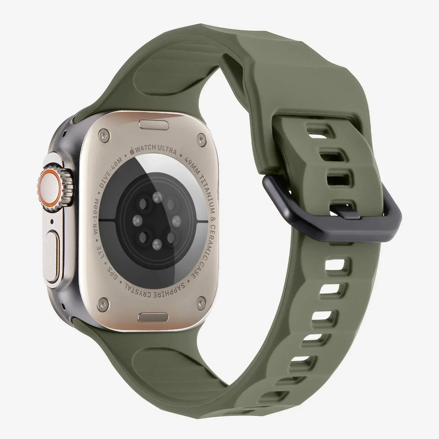 Apple Watch用スポーツシリコンバンド 45mm 44mm 42mm対応 シリコンストラップ ブレスレット アップルウォッチUltra 2 49mm用時計バンド サイズ: 並行輸入品