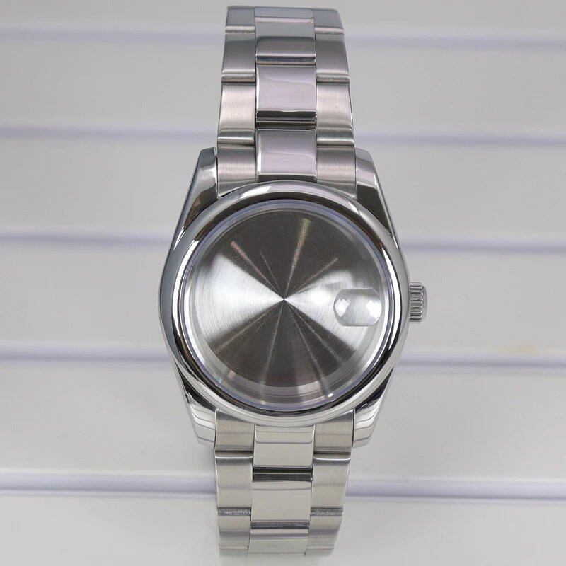 36mm/40mm Watch Case and Bracelet with Sapphire Crystal for Seiko NH35, NH36, and Miyota 8215. 28.5mm Dial, Stainless Steel, and Oyster Bracelet. Color: ; Ships from: Parallel Import.