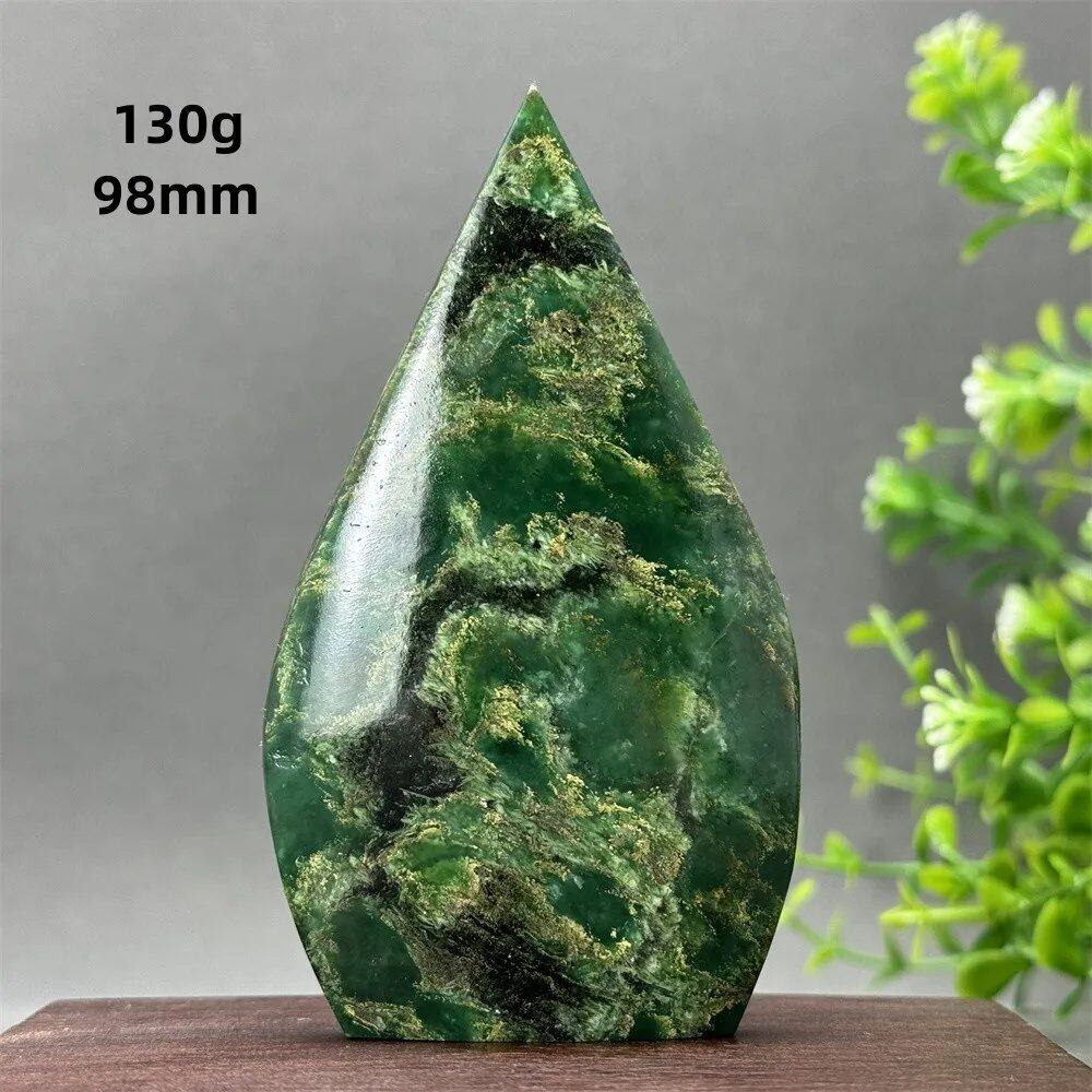 天然エメラルド フリーシェイプ トーチ研磨 工芸品 レイキヒーリング 瞑想 ウィッチクラフト サクリファイス エネルギー ホーム 風水 デコレーション カラー 並行輸入品