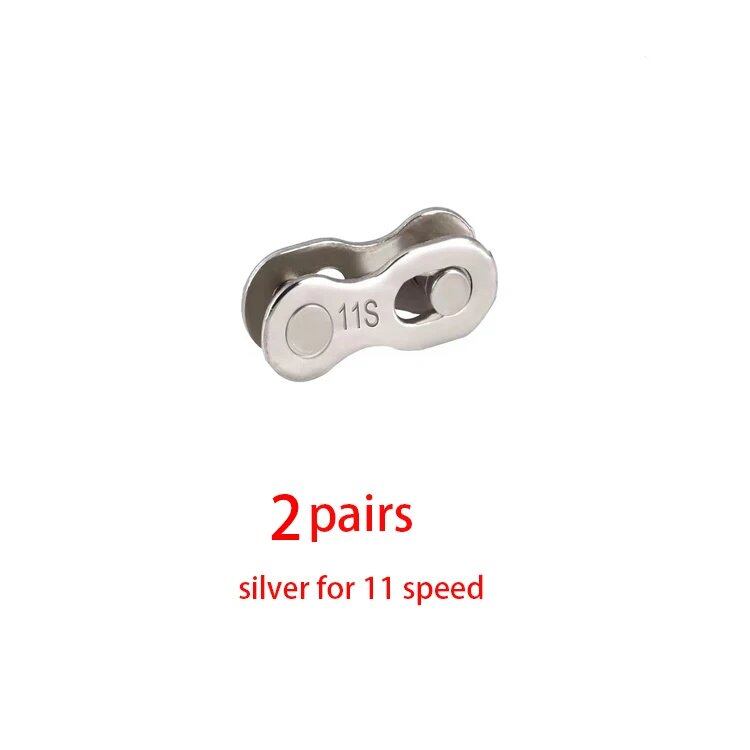 Universal Bicycle Chain Connector for 1/6/7/8/9/10/11 Speed Mountain/Road Bikes, Quick Link, Chain Master, Cycling Parts, Color: Parallel Import
