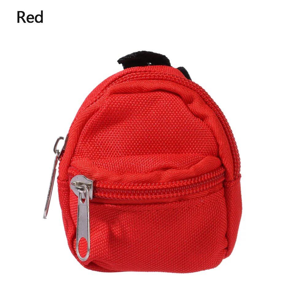 1/6 Scale Miniature Bag Toy for BJD Dolls, Cute Floral School Bag, Dollhouse Decor, Backpack, Doll Clothes Accessory, Parallel Import