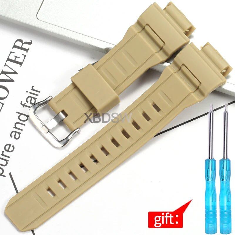 Waterproof men's rubber watch band replacement strap for Casio G-9300, GW-9300, and GW-9400; Band width: 20mm; Ships from: Parallel import