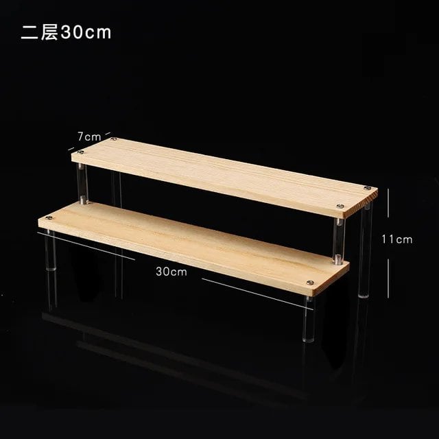 1-5 Tier Acrylic Display Stand/Clear Case (for Cupcakes, Perfume, Dolls, Amiibo, and Funko POP Figures) Color: Parallel Import