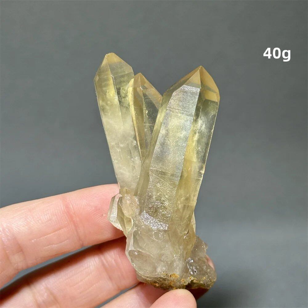 シトリン タワークリスタル 天然クォーツ 鉱石 エネルギー ヒーリング スピリチュアル オーラ 魔術 ホームデコレーション カラー: 並行輸入品