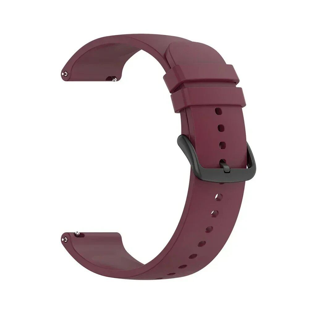 Silicone Watch Strap for Realme Watch 3/2 Pro/S Pro, 20mm/22mm Smartwatch Replacement Band, Band Color: mm, Wristband, Parallel Import