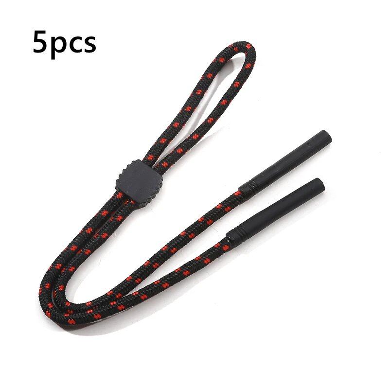 1/5 Piece Non-Slip Sunglasses Cord, Unisex, Outdoor Sports Glasses Strap, Polyester Elastic Neck Strap, Parallel Import