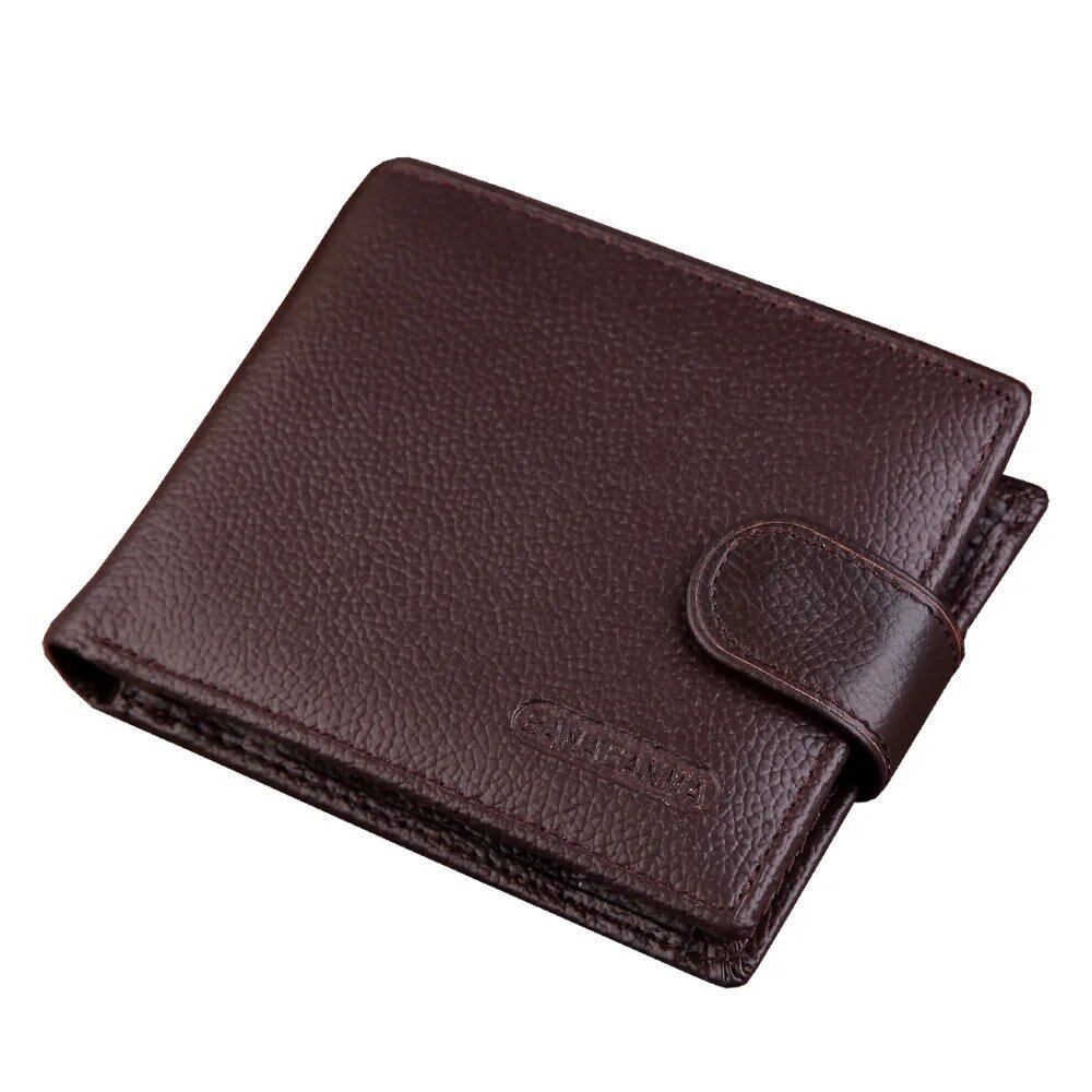 本革製 メンズ財布 ショートハスプ 高級 男性用 ウォレット 並行輸入品