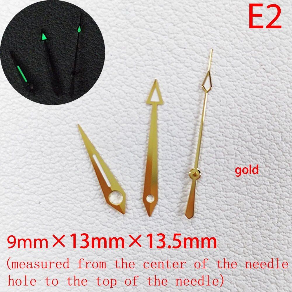 ETA Series Watch Accessories, Green & Blue Super Luminous Hands for ETA 2824, 2892, 2836, and 2834, Parallel Import