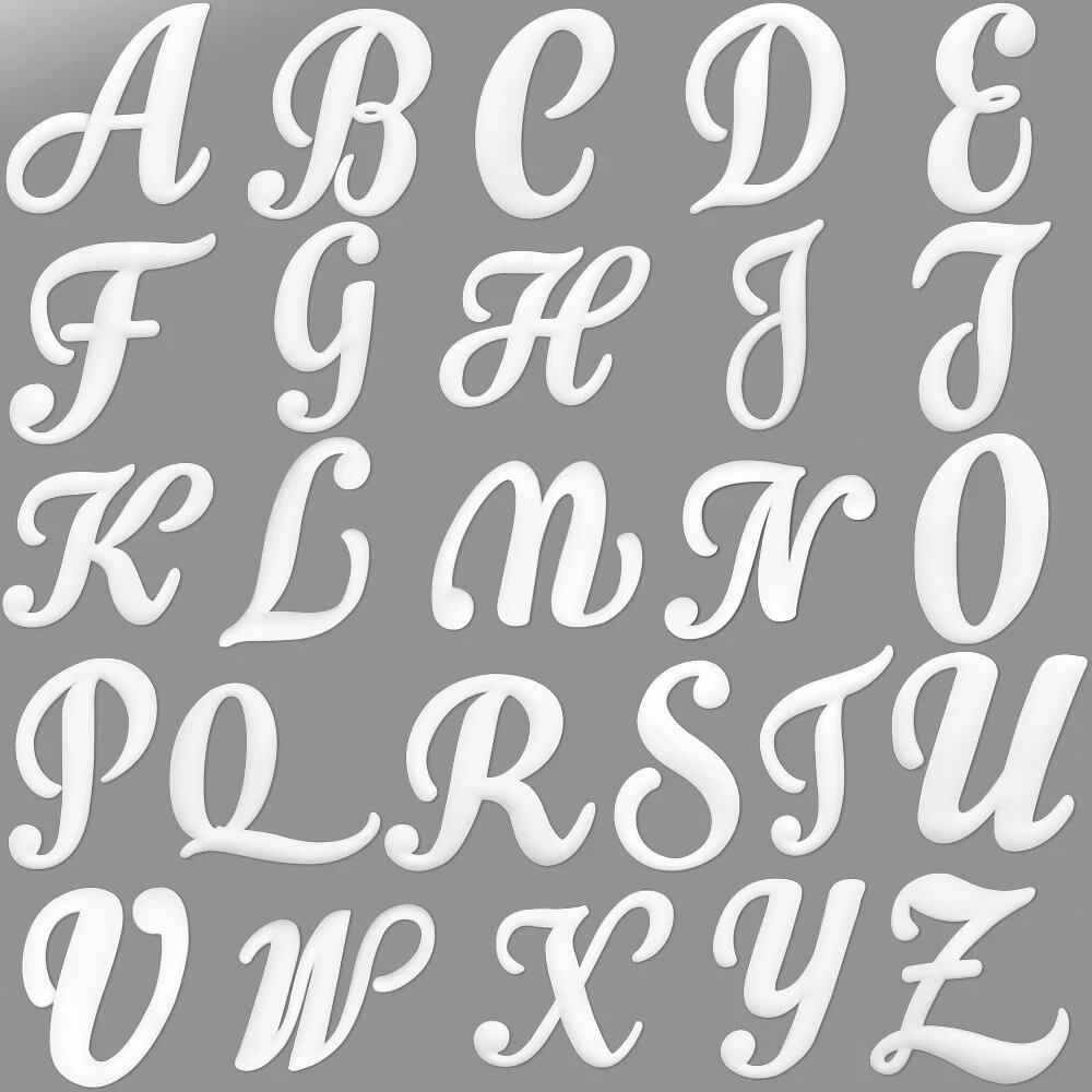 1/26 Scale PVC Greek Alphabet Bag Charms for Women, Beach Bag Decoration, Lettered Bag Accessories, Tote Bag Charms, Gift, Color, Parallel Import