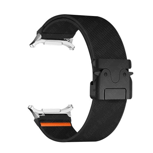 Braided Elastic Bracelet Loop Nylon Strap for Samsung Galaxy Watch 7 Ultra 47mm. Size: Galaxy Ultra 47mm; Band Color: Parallel Import.