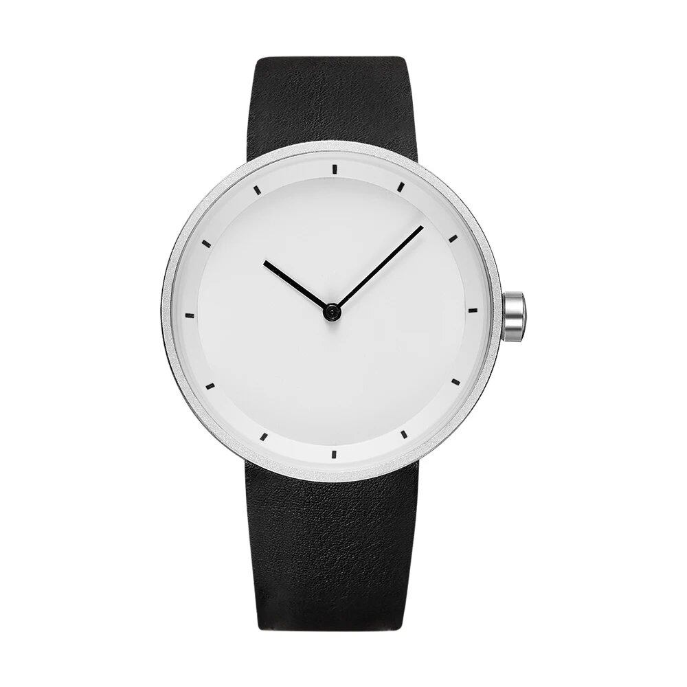 Yazore Men's Minimalist Two-Hand Watch with Inner Shade, Roman Numerals, Quartz Movement, Waterproof, Student-Grade. Color: ; Ships from: Parallel Import