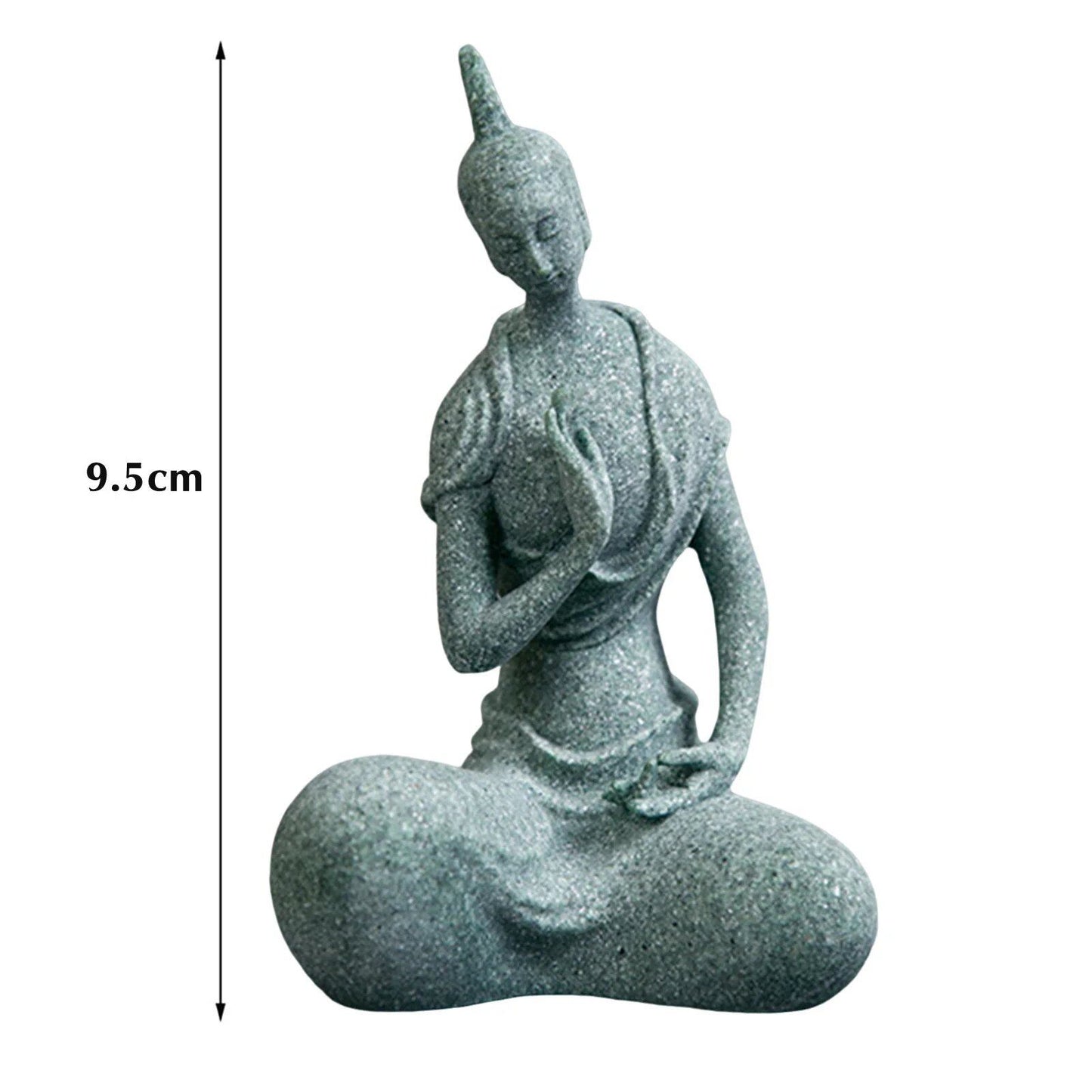 Meditating Buddha Sculpture, Spiritual Healing, Monk Figurine, Zen Statue, Office, Home, Garden Decoration; Ships from: Parallel Import
