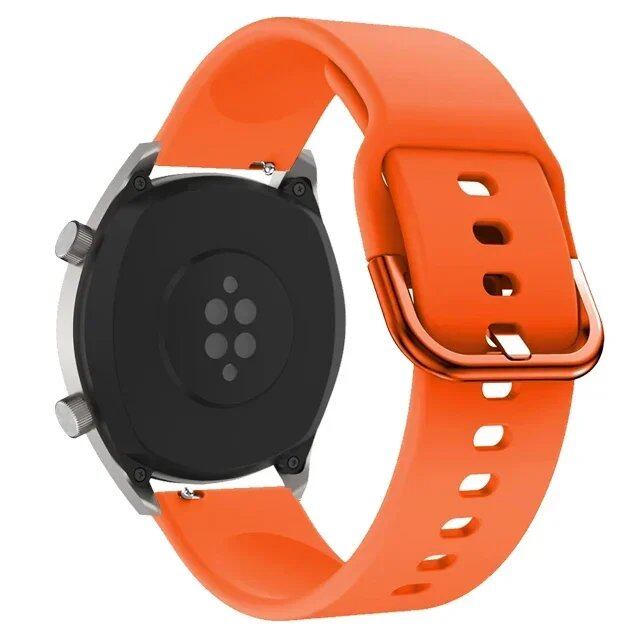 Huawei Watch GT 2/2e/3 Pro 用 22mm シリコン スマートウォッチ ストラップ - Samsung Galaxy Watch 3/45mm/46mm/S3 対応 バンド バンドカラー:;バンド幅:22mm ウォッチバンド 並行輸入品