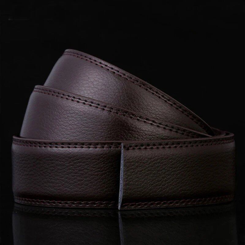 New Men's Alloy Automatic Buckle Belt, High-Quality Gold Buckle, Business Casual, 3.5cm Wide (Compatible with our belts), Parallel Import