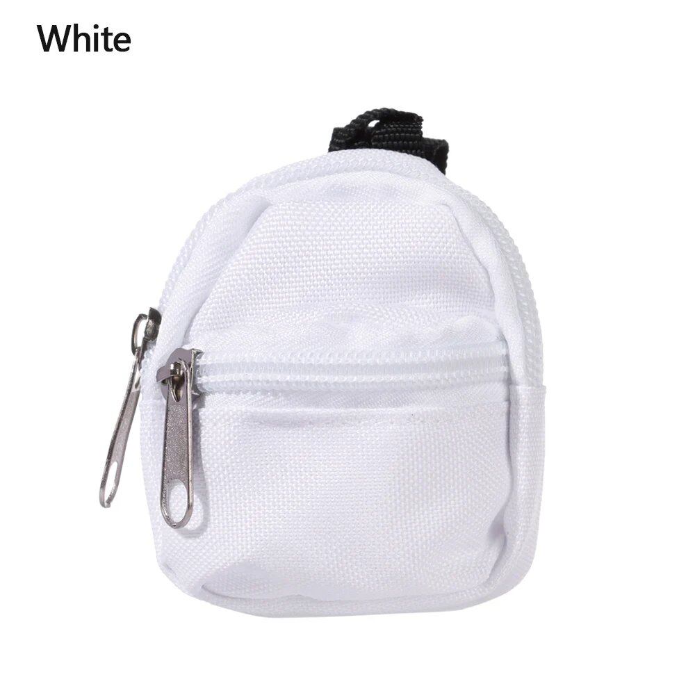 1/6 Scale Miniature Bag Toy for BJD Dolls, Cute Floral School Bag, Dollhouse Decor, Backpack, Doll Clothes Accessory, Parallel Import