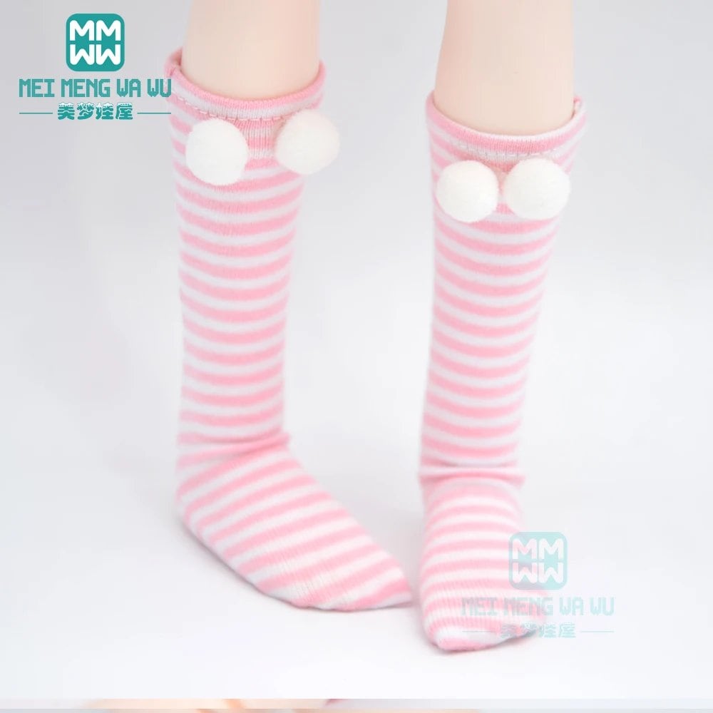 Lace Socks & Long Stockings for 1/3, 1/4, 1/6 BJD (DD, SD, GEM) Dolls by XAGADOLL MYOU YOSD Dolls, Color: BJD-0cm, Parallel Import