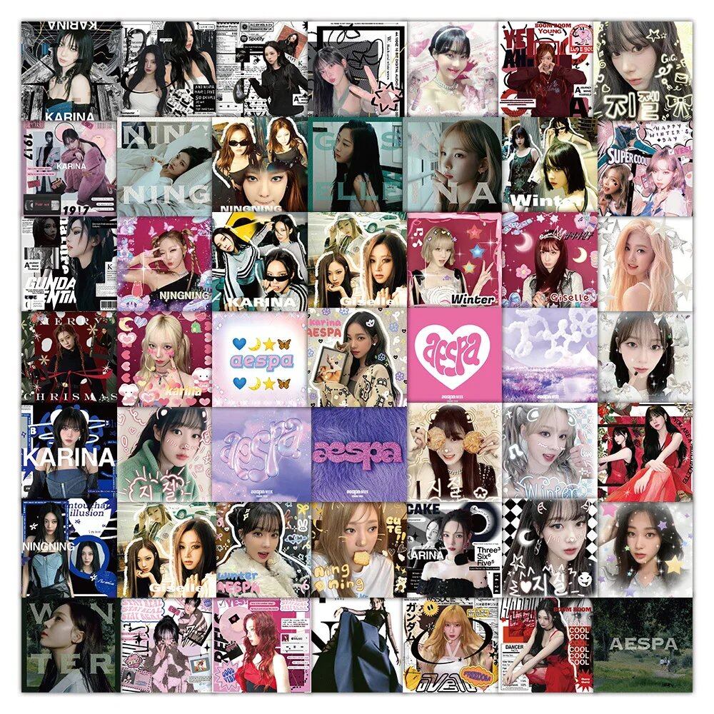 10/30/60枚入り Kポップスター アイドル ステッカー 音楽 ガールズバンド デコレーション ファンギフト DIY スクラップブック スマホ ノートPC 文房具 自転車 キッズ おもちゃ 色0個入り 並行輸入品