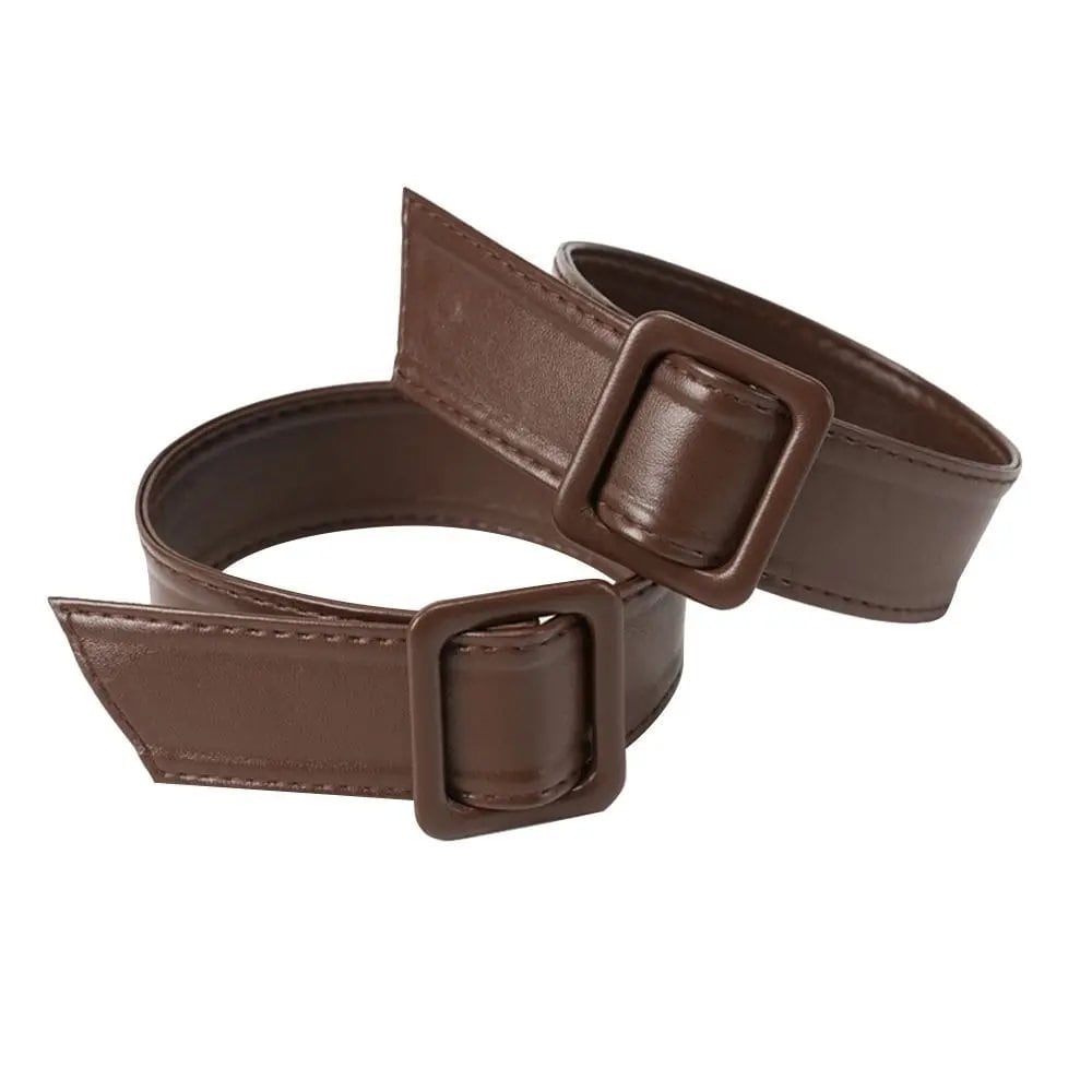 High-quality faux leather cuff band, durable replacement coat sleeve buckle, adjustable sleeve garter, coat, parallel import
