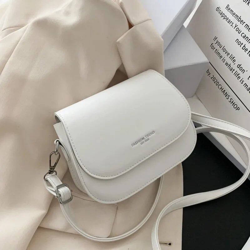 Women's Saddle Bag, Crossbody Bag, Summer, Simple, Stylish, Trendy, Overseas-Style Shoulder Bag, Parallel Import