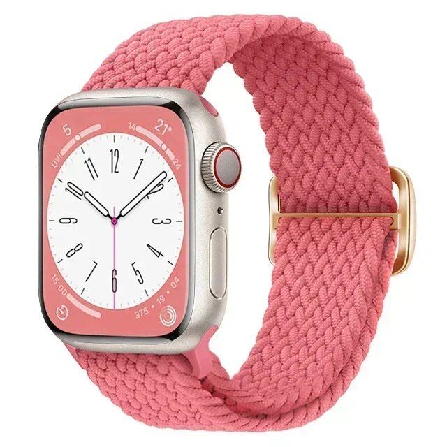 アップルウォッチUltra 2用ナイロンストラップ バンド 49mm 40mm 44mm 41mm 38mm 45mm対応 伸縮ブラidedループ ブレスレット iWatchシリーズ9/8/7/6/SE/5/4対応 バンドカラー:mm 並行輸入品
