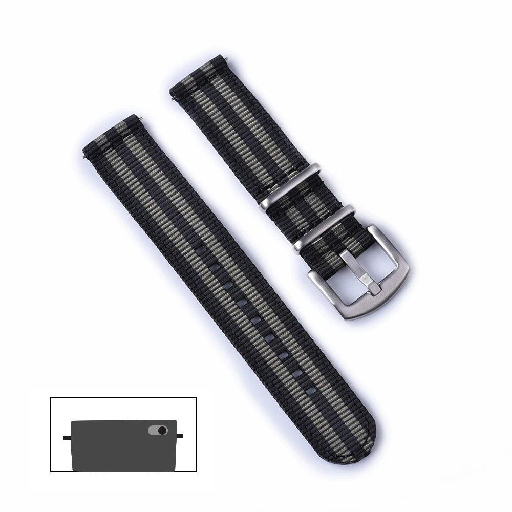High-quality nylon strap, 20mm/22mm, quick-release band, military-style watch band, replacement watch strap, band color: Cmm, parallel import