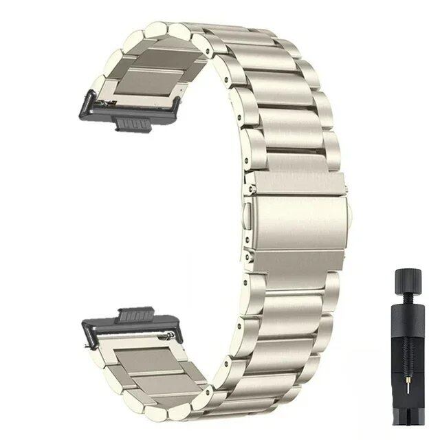 Stainless Steel Metal Band Replacement Strap for Huawei Watch Fit 3/Fit 2, Band Color: Parallel Import
