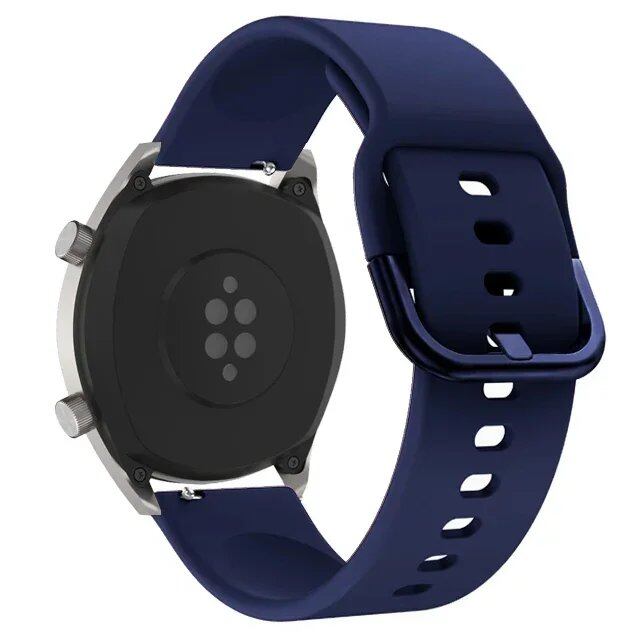 Huawei Watch GT 2/2e/3 Pro 用 22mm シリコン スマートウォッチ ストラップ - Samsung Galaxy Watch 3/45mm/46mm/S3 対応 バンド バンドカラー:;バンド幅:22mm ウォッチバンド 並行輸入品