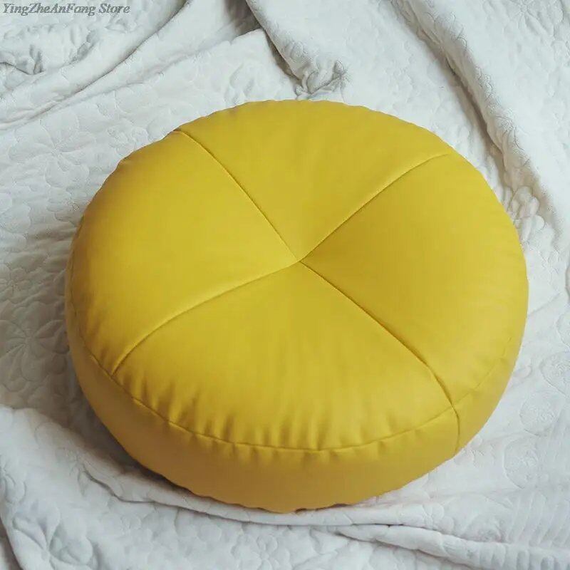 和風座布団 メディテーションクッション 畳風ヨガマット PUレザー 厚手座クッション 詰め物ソファ 0×12cm 並行輸入品