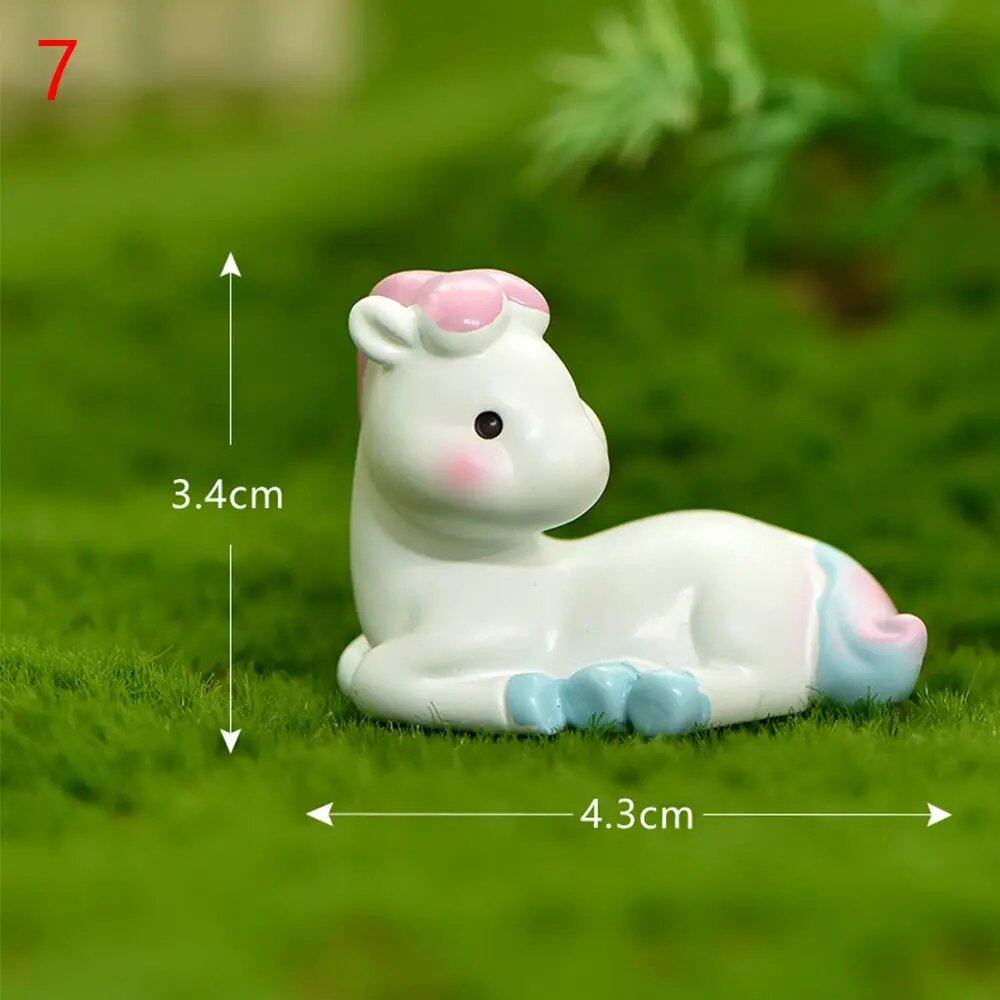 New Cute Micro Landscape Zodiac Tiger Miniature Figurine Garden Ornament Desktop DIY New Year Home Decor (Parallel Import)
