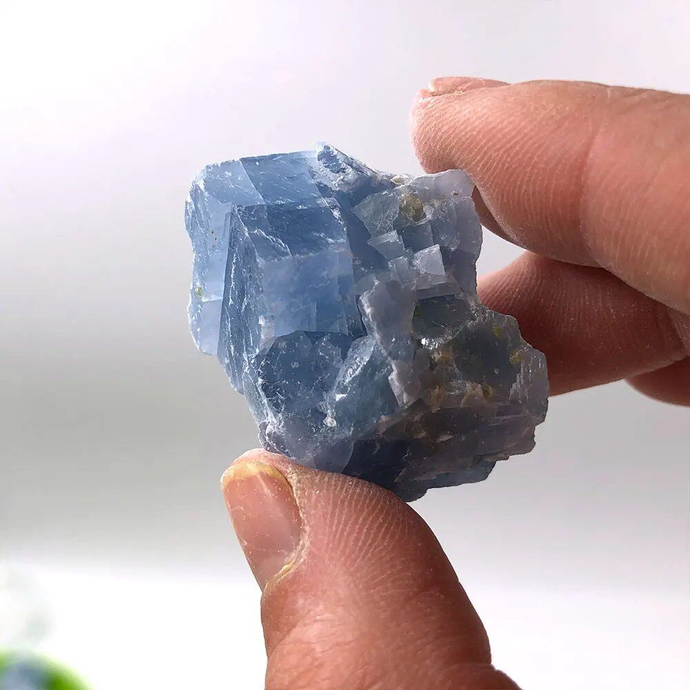 天然石 ブルーカルサイト 原石 クリスタルストーン ミネラル クォーツ エネルギー スピリチュアル 瞑想 レイキ ホームデコ サイズ:)パック 並行輸入品