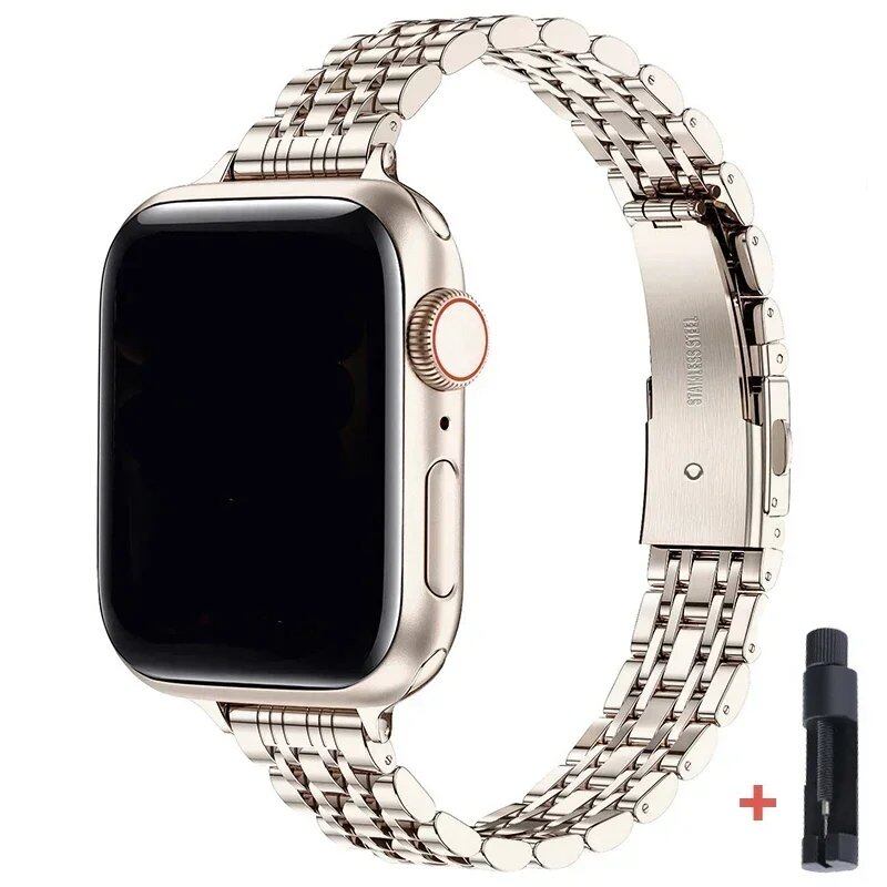 Apple Watch Ultra 2用ステンレススチールストラップ 49mm 42mm 44mm対応 メタルブレスレット iWatchシリーズ10 46mm 9/8/7/6/SE/5/4/3 45mm 41mm対応 バンドカラー:;発送元: 並行輸入品