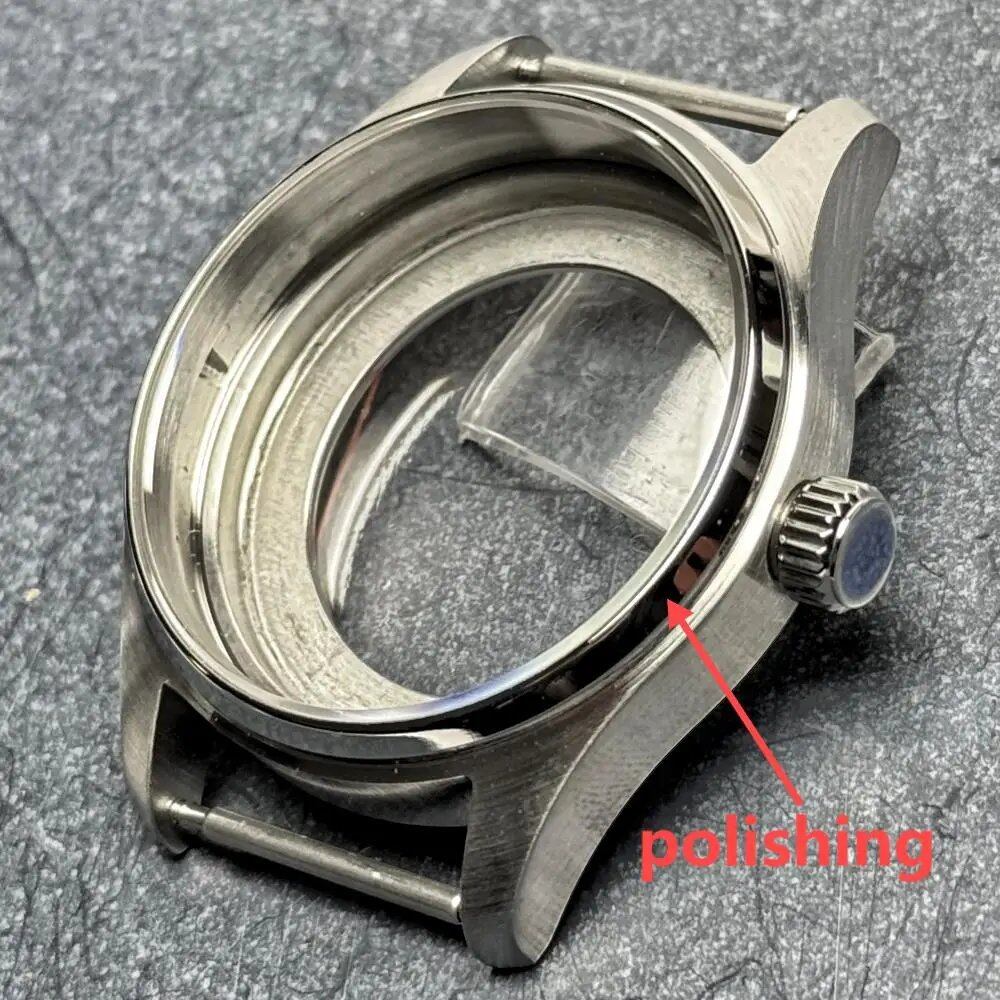 36/39mm Pilot Little Prince Watch Case, Stainless Steel, Sapphire Crystal, 20 ATM Water Resistance, Compatible with NH35, NH35A, and NH36 Movements, 1 Glass Back, Parallel Import