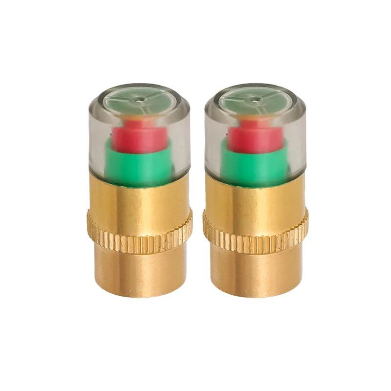 1/4/8-Piece Car Tire Pressure Indicator, Tire Pressure Gauge, Alarm Monitoring, Valve Cap Sensor, External Valve Detection, Color: Parallel Import