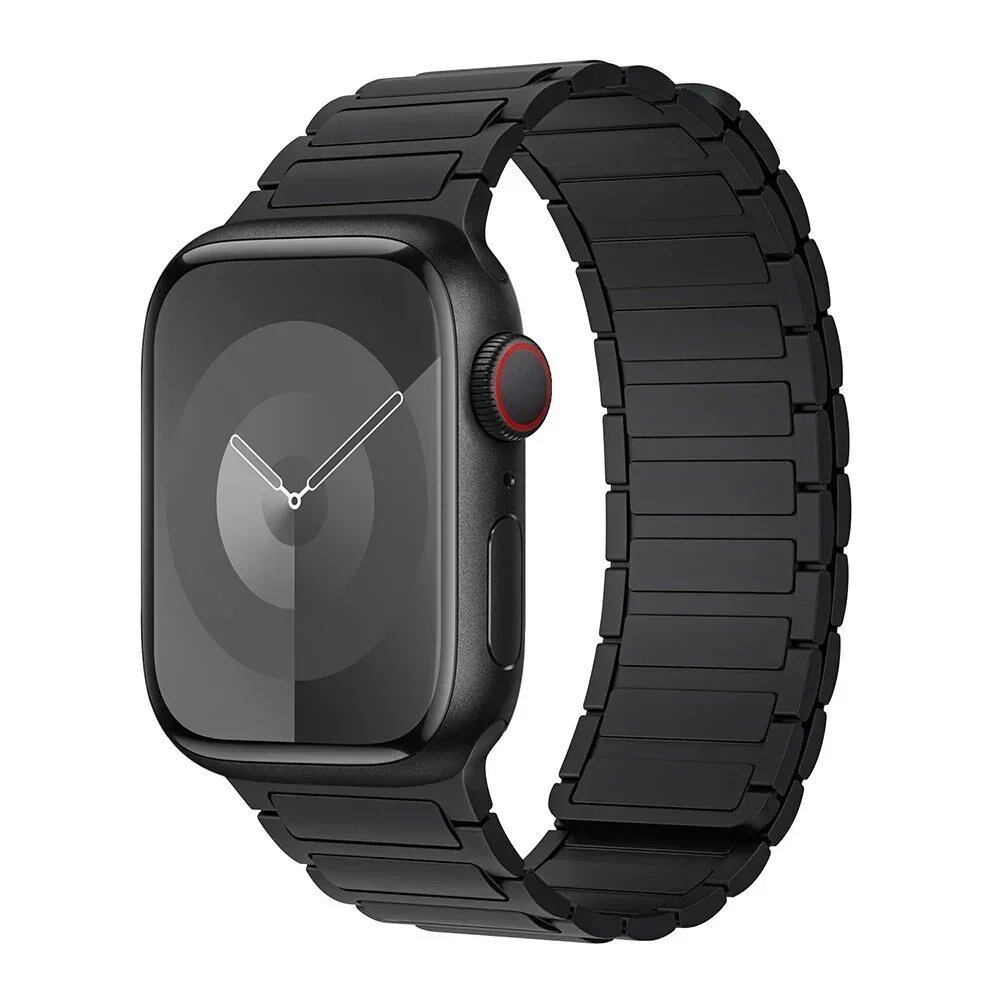 Magnetic Loop Band for Apple Watch, Compatible with 44mm, 40mm, 49mm, 45mm, 41mm, and 38mm Silicone Straps, Compatible with iWatch Series 9/8/7/6/5/4/3/SE/Ultra 2, Parallel Import