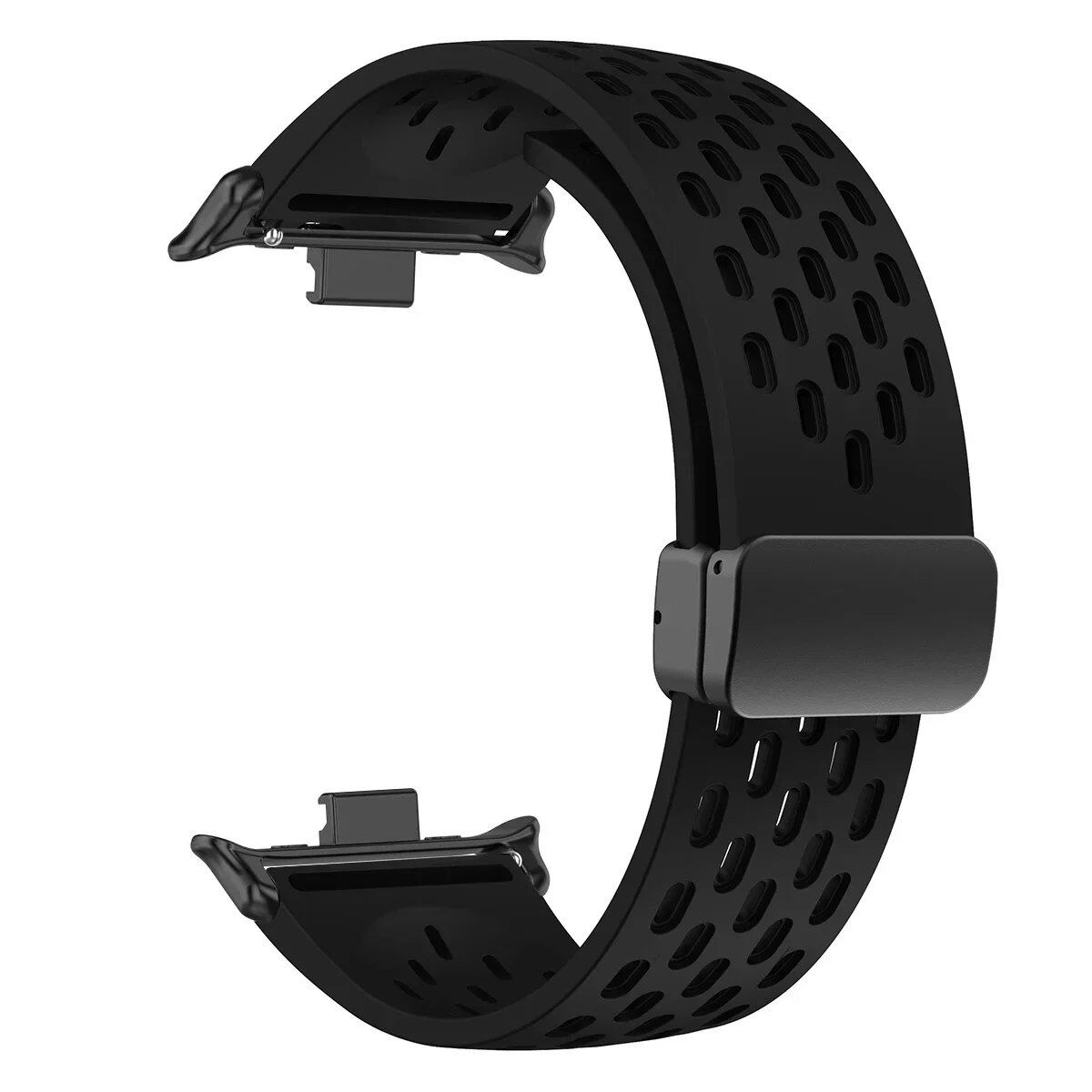 Silicone Strap for Redmi Watch 5/4 - Compatible with Mi Band 9 Pro/8 Pro, Magnetic Buckle Sport Band, Tsukai Bracelet Accessory, Band Color: Parallel Import