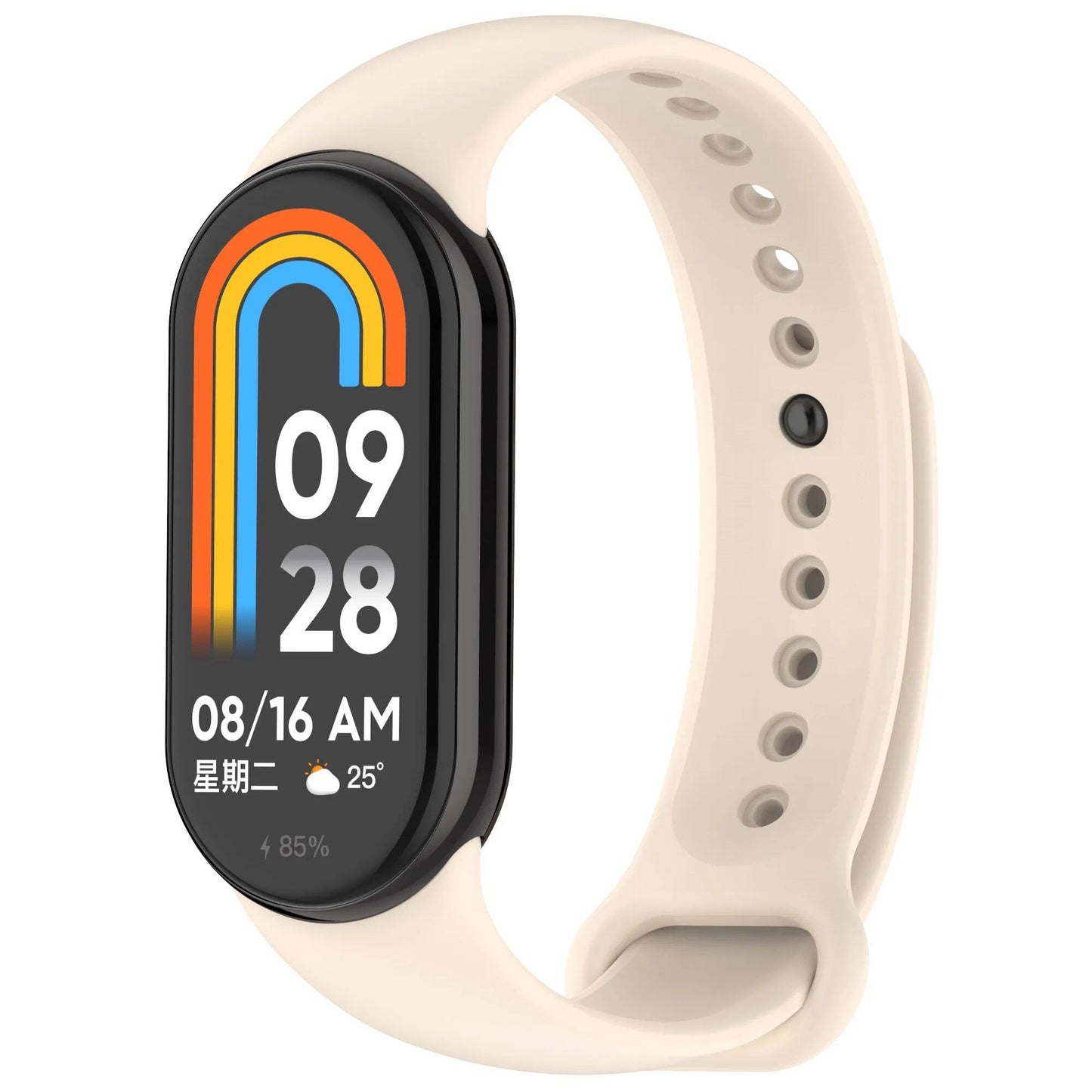 Xiaomi Mi Band 8/9用シリコンバンド 交換用ソフトリストバンド ストラップ ベルト アクセサリー バンドカラー:バンド幅 並行輸入品